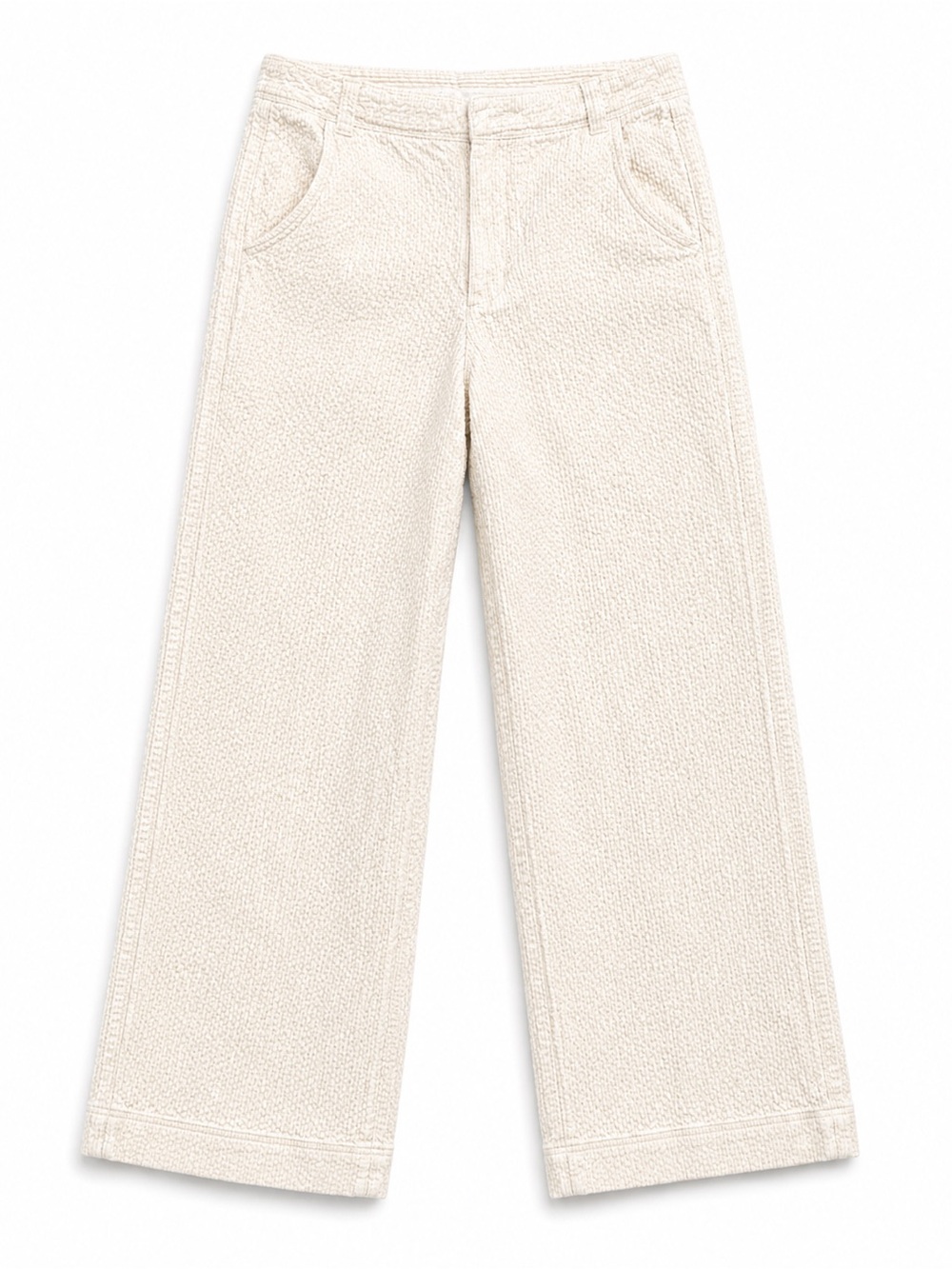 Anthropologie‎ corduroy cream colored pants size 8